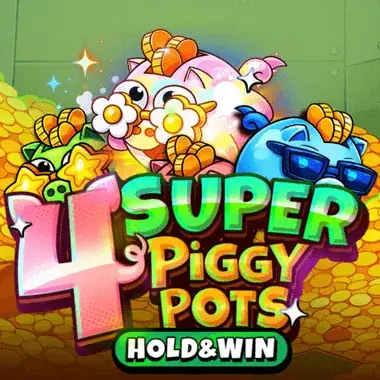 4 Super Piggypots: Hold&Win – Slot von Clawbuster